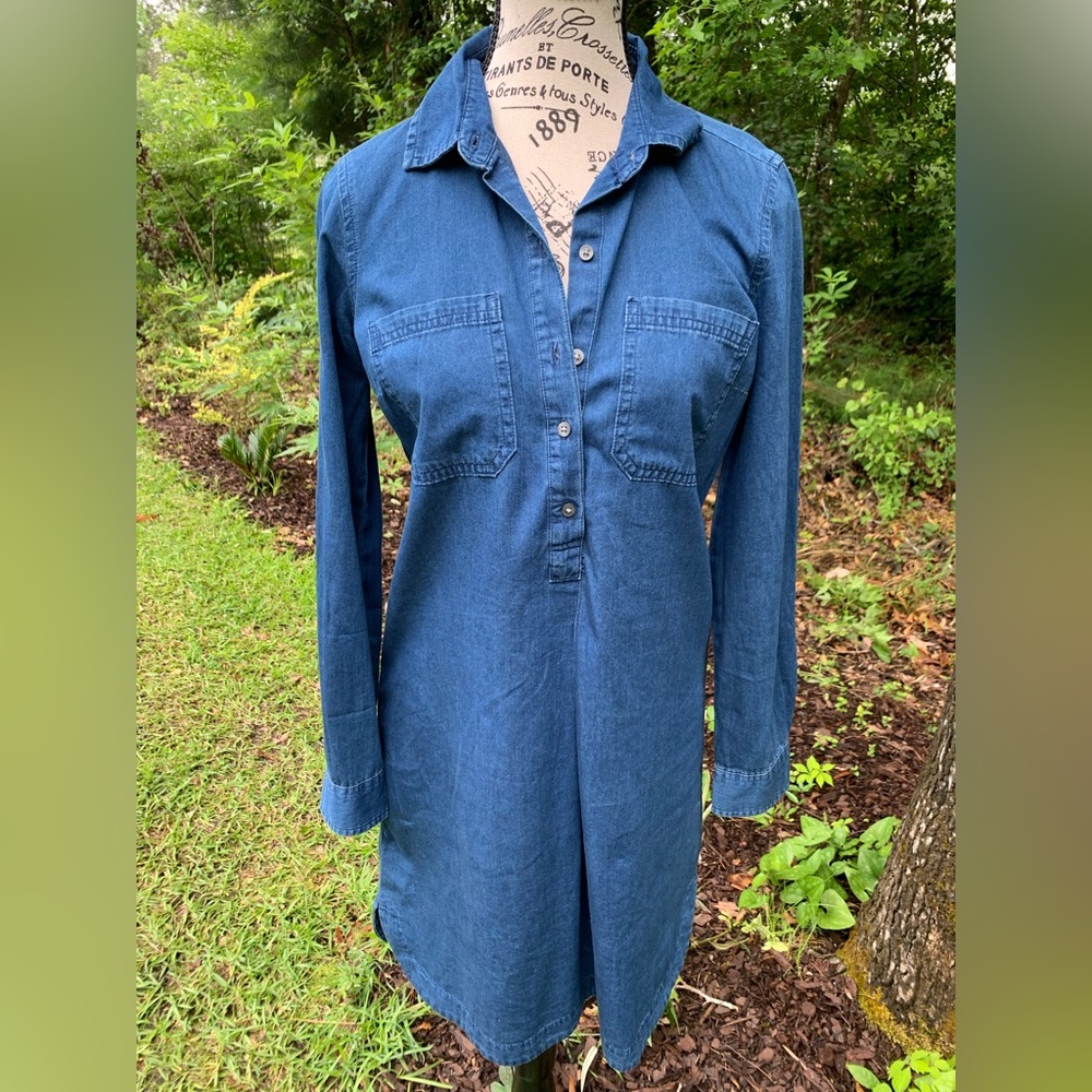 NWT Old Navy denim shirt dress